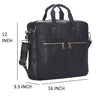 KENNICOT Leather Laptop Messenger Bag for Men - WILDHORN