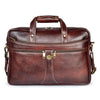 KENTUCKY Leather Laptop Messenger Bag for Men - WILDHORN