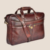 KENTUCKY Leather Laptop Messenger Bag for Men - WILDHORN