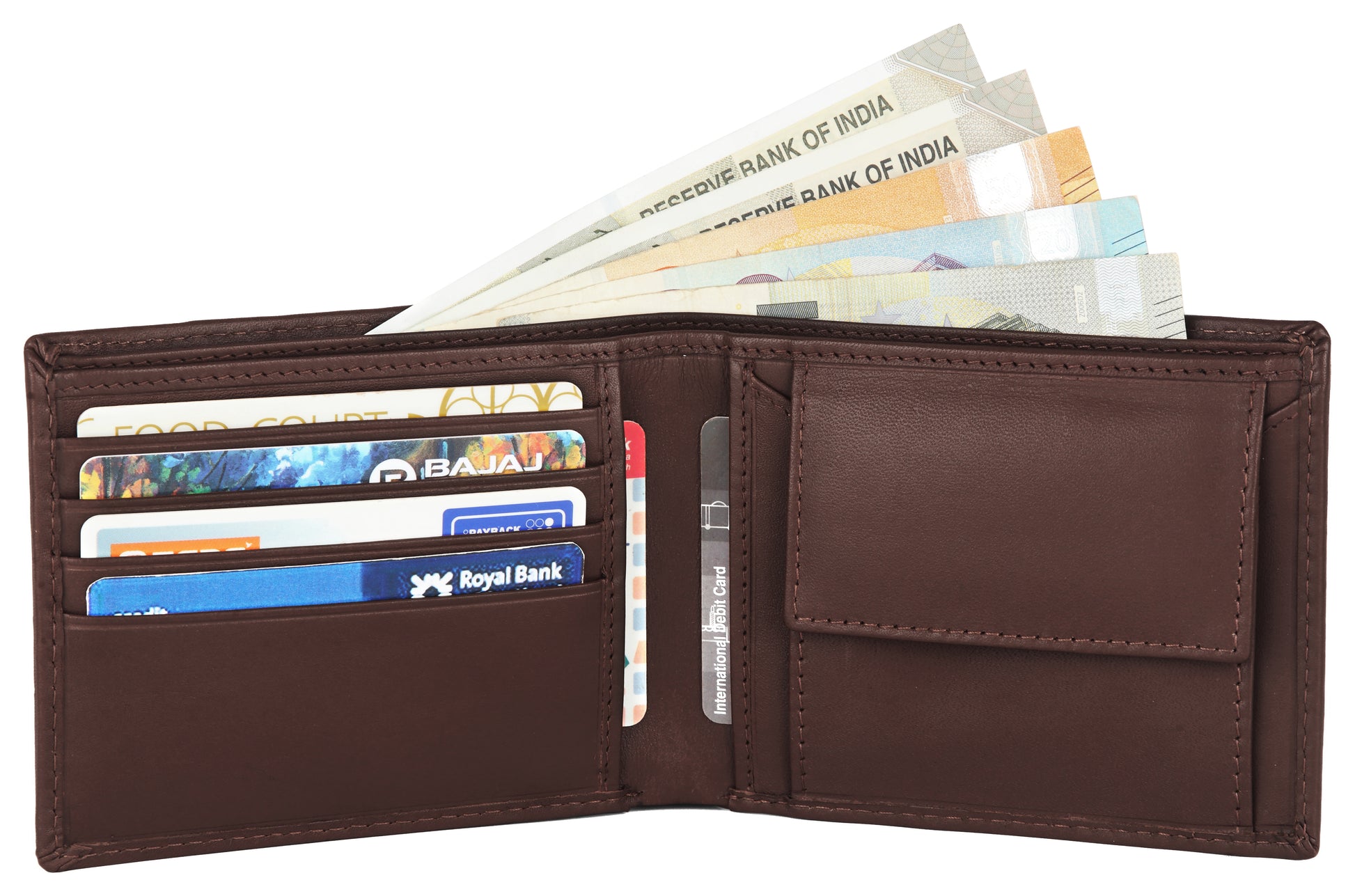 KIEV RFID Protected Leather Wallet for Men - WILDHORN