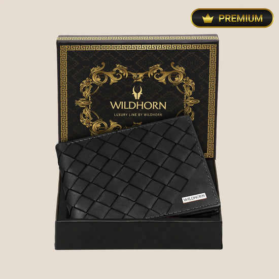KIEV RFID Protected Leather Wallet for Men - WILDHORN