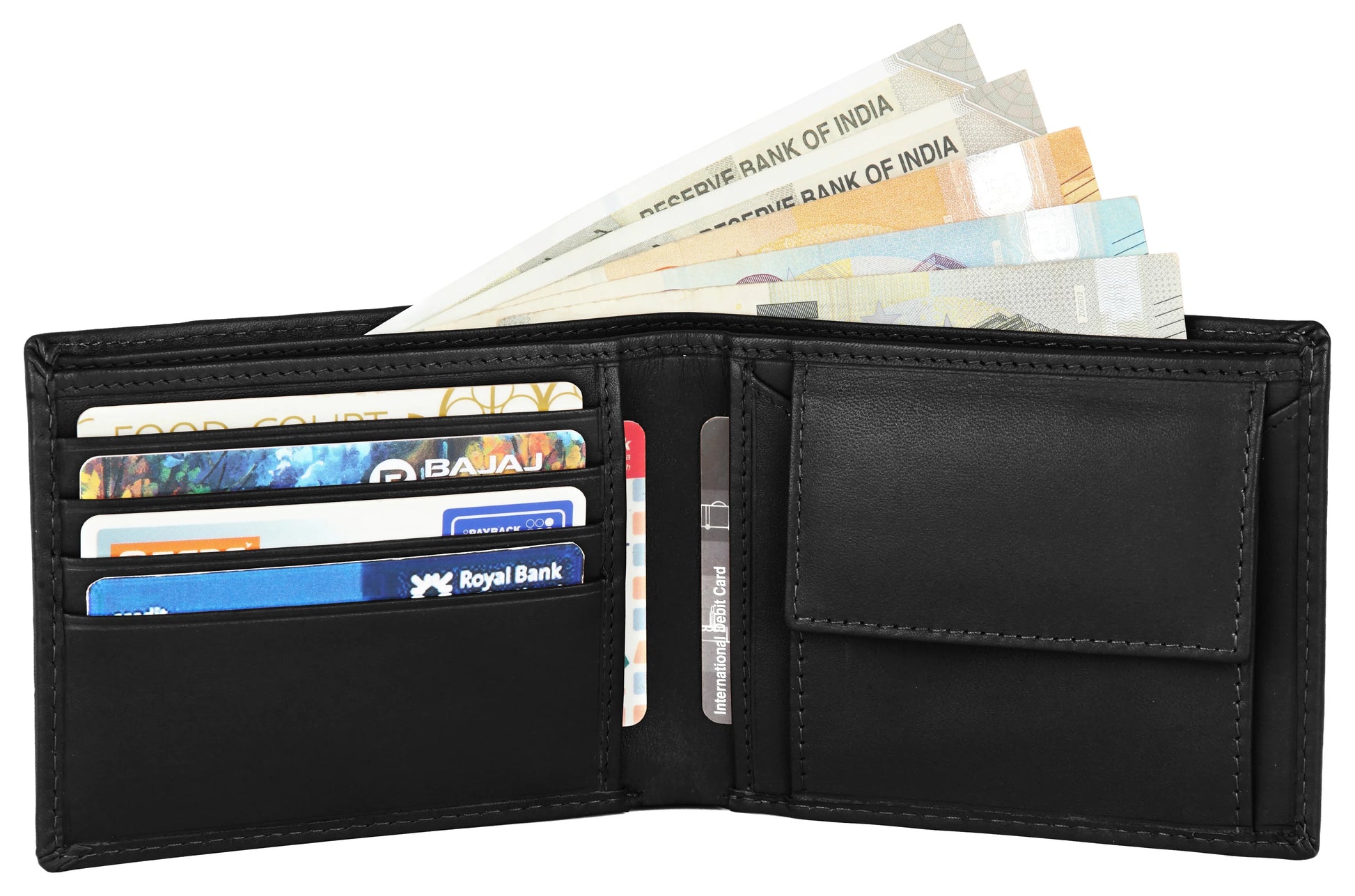 KIEV RFID Protected Leather Wallet for Men - WILDHORN