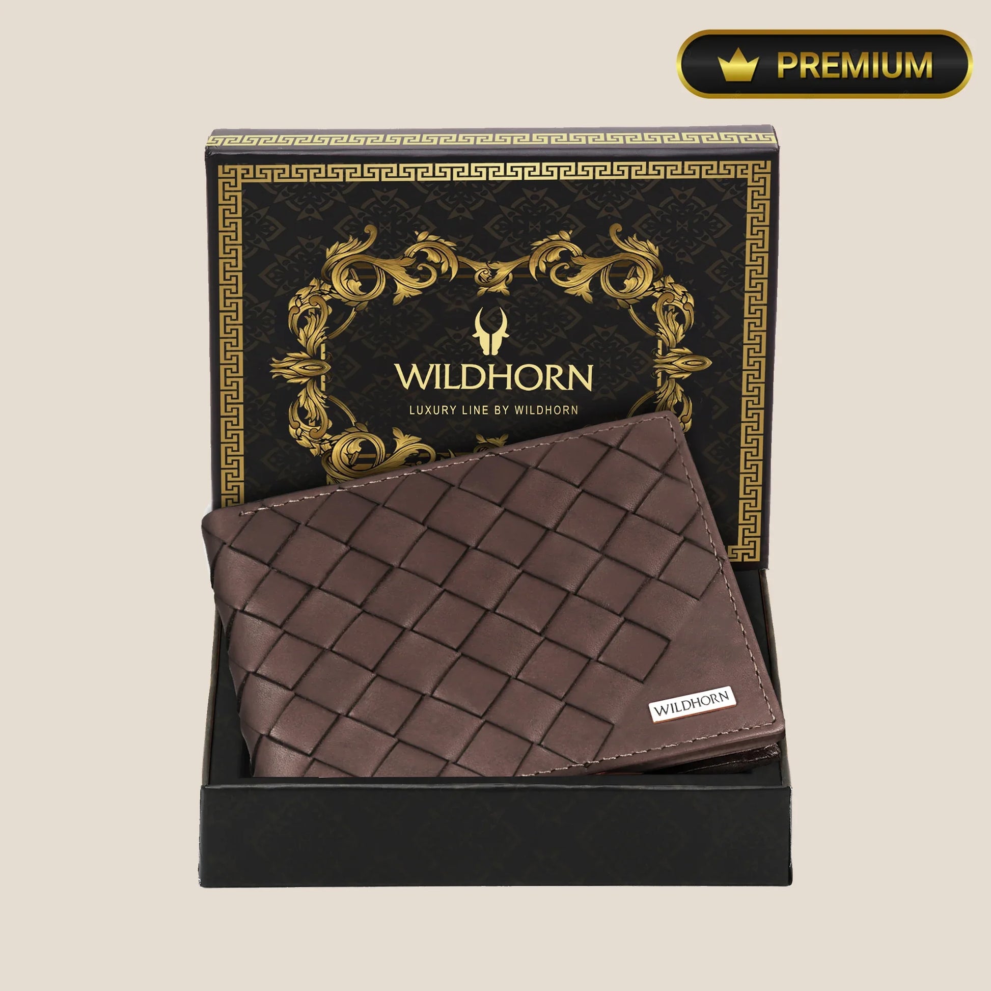 KIEV RFID Protected Leather Wallet for Men - WILDHORN