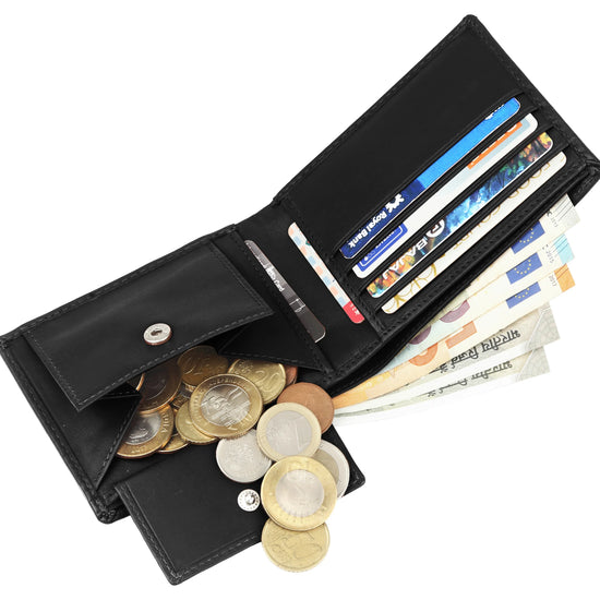 KIEV RFID Protected Leather Wallet for Men - WILDHORN