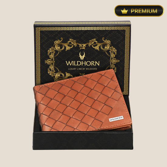 KIEV RFID Protected Leather Wallet for Men - WILDHORN