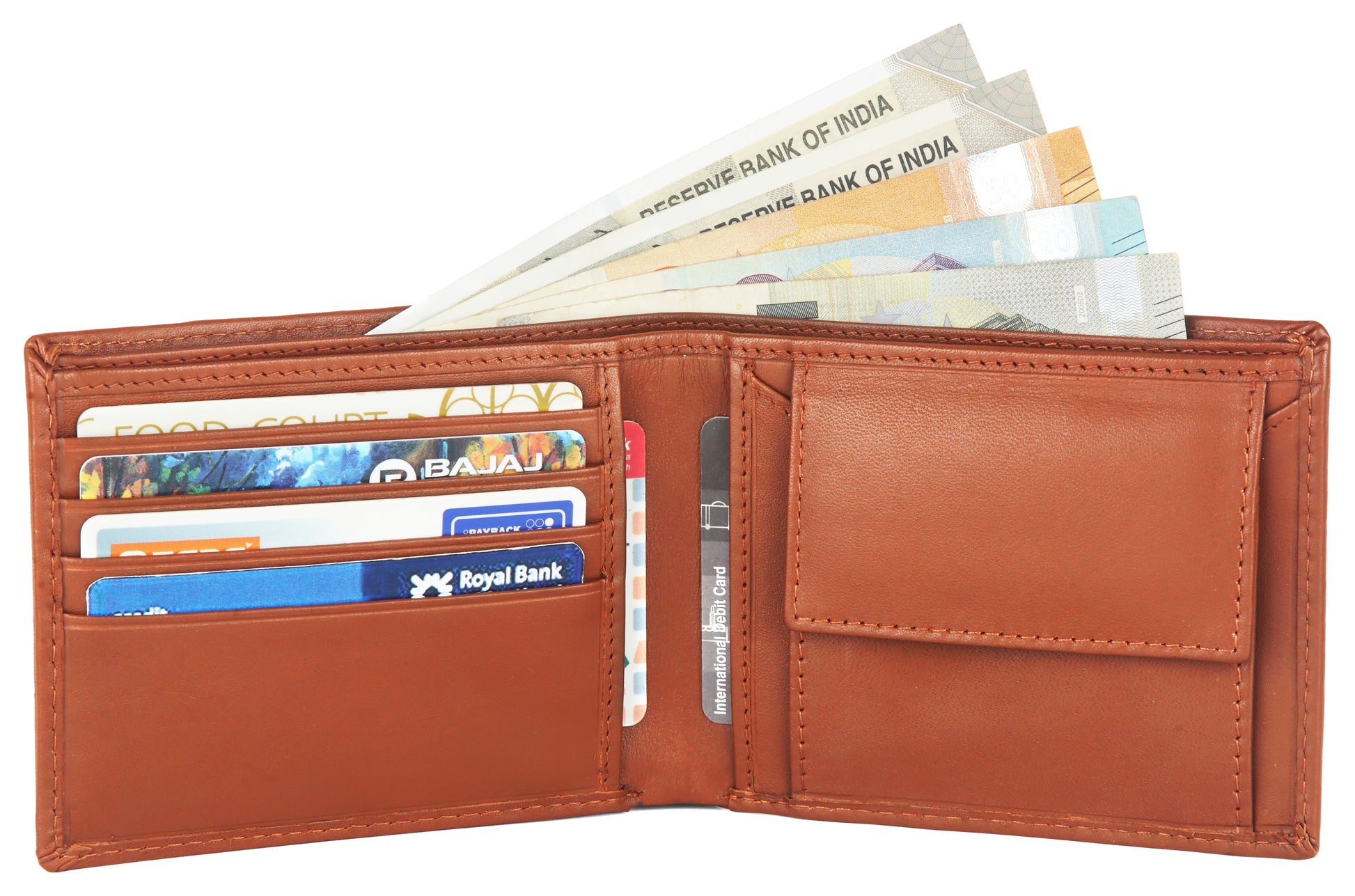 KIEV RFID Protected Leather Wallet for Men - WILDHORN