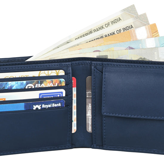 KIEV RFID Protected Leather Wallet for Men - WILDHORN