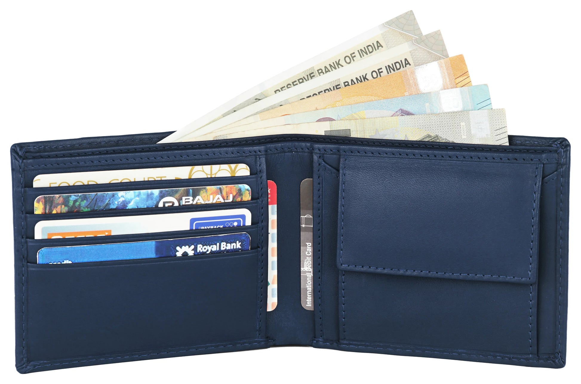 KIEV RFID Protected Leather Wallet for Men - WILDHORN