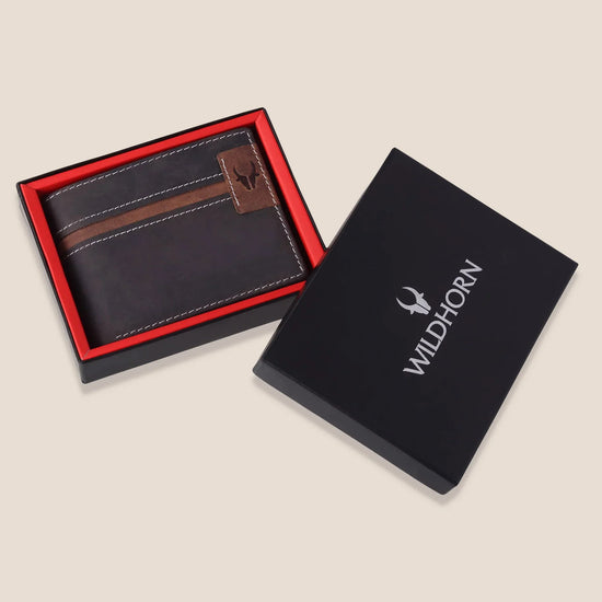 KINGSTON RFID Protected Leather Wallet for Men - WILDHORN
