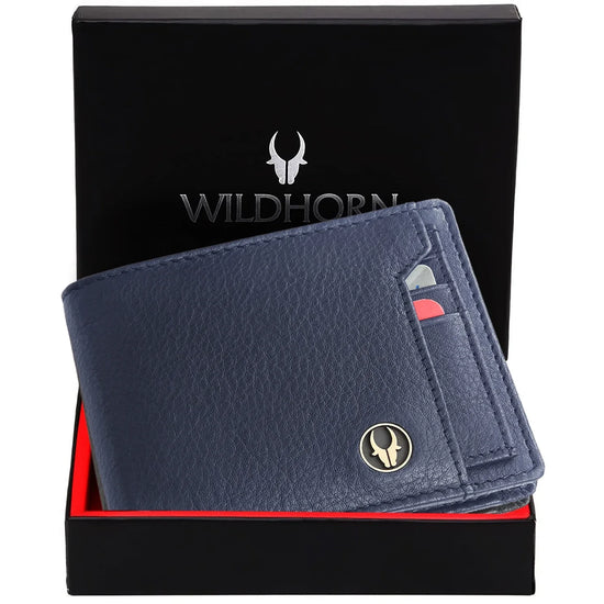 KYOTO RFID Protected Leather Wallet for Men - WILDHORN