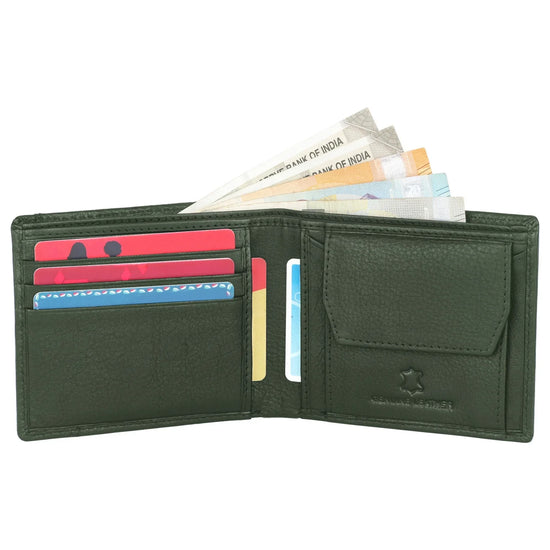 KYOTO RFID Protected Leather Wallet for Men - WILDHORN