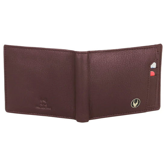 KYOTO RFID Protected Leather Wallet for Men - WILDHORN