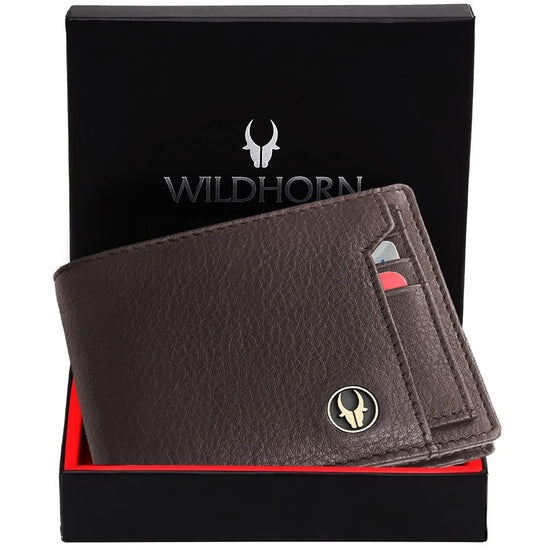 KYOTO RFID Protected Leather Wallet for Men - WILDHORN
