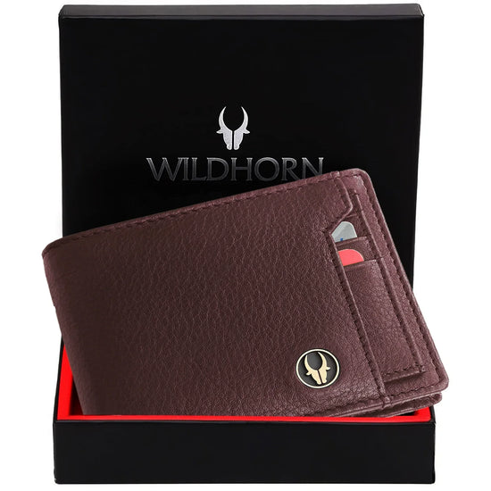 KYOTO RFID Protected Leather Wallet for Men - WILDHORN