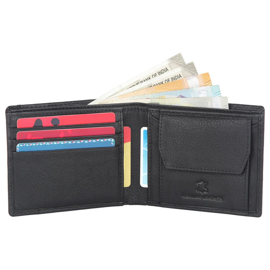 KYOTO RFID Protected Leather Wallet for Men - WILDHORN