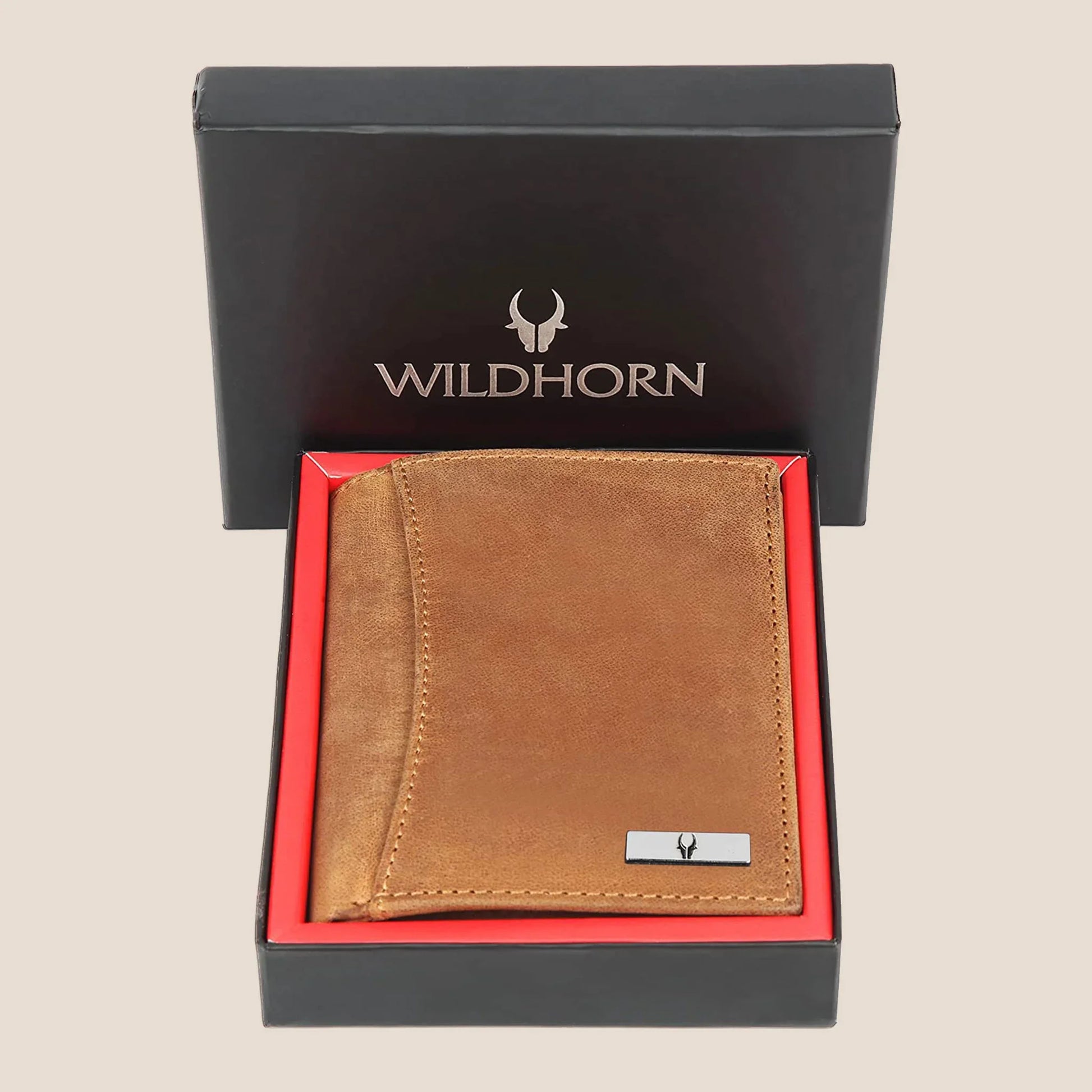 LEONARDO RFID Protected Leather Wallet for Men - WILDHORN