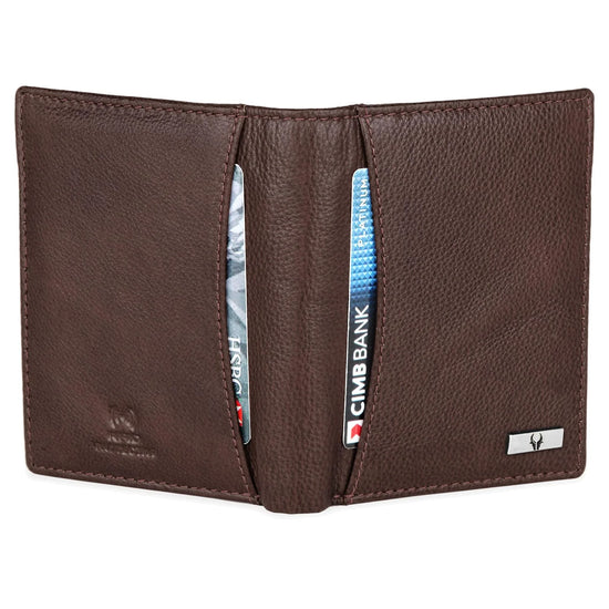 LEONARDO RFID Protected Leather Wallet for Men - WILDHORN
