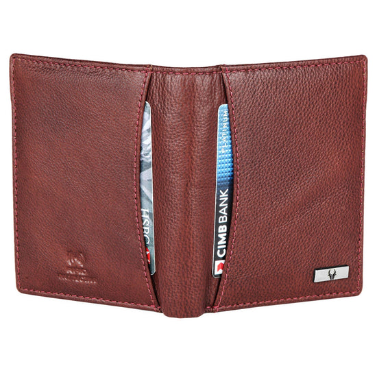 LEONARDO RFID Protected Leather Wallet for Men - WILDHORN