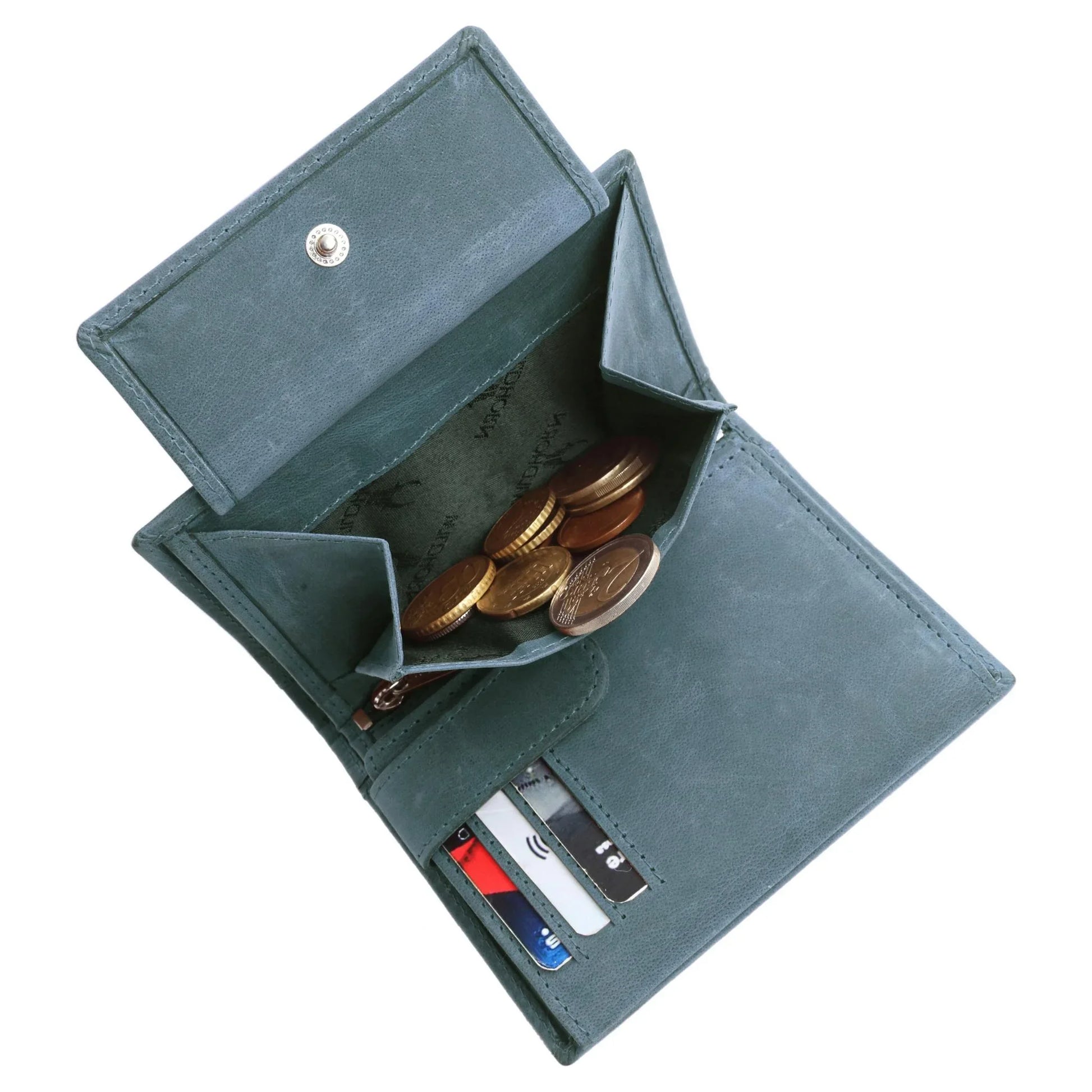 LEONARDO RFID Protected Leather Wallet for Men - WILDHORN