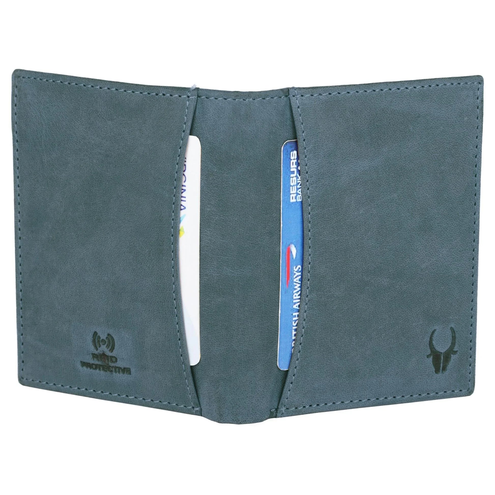 LEONARDO RFID Protected Leather Wallet for Men - WILDHORN