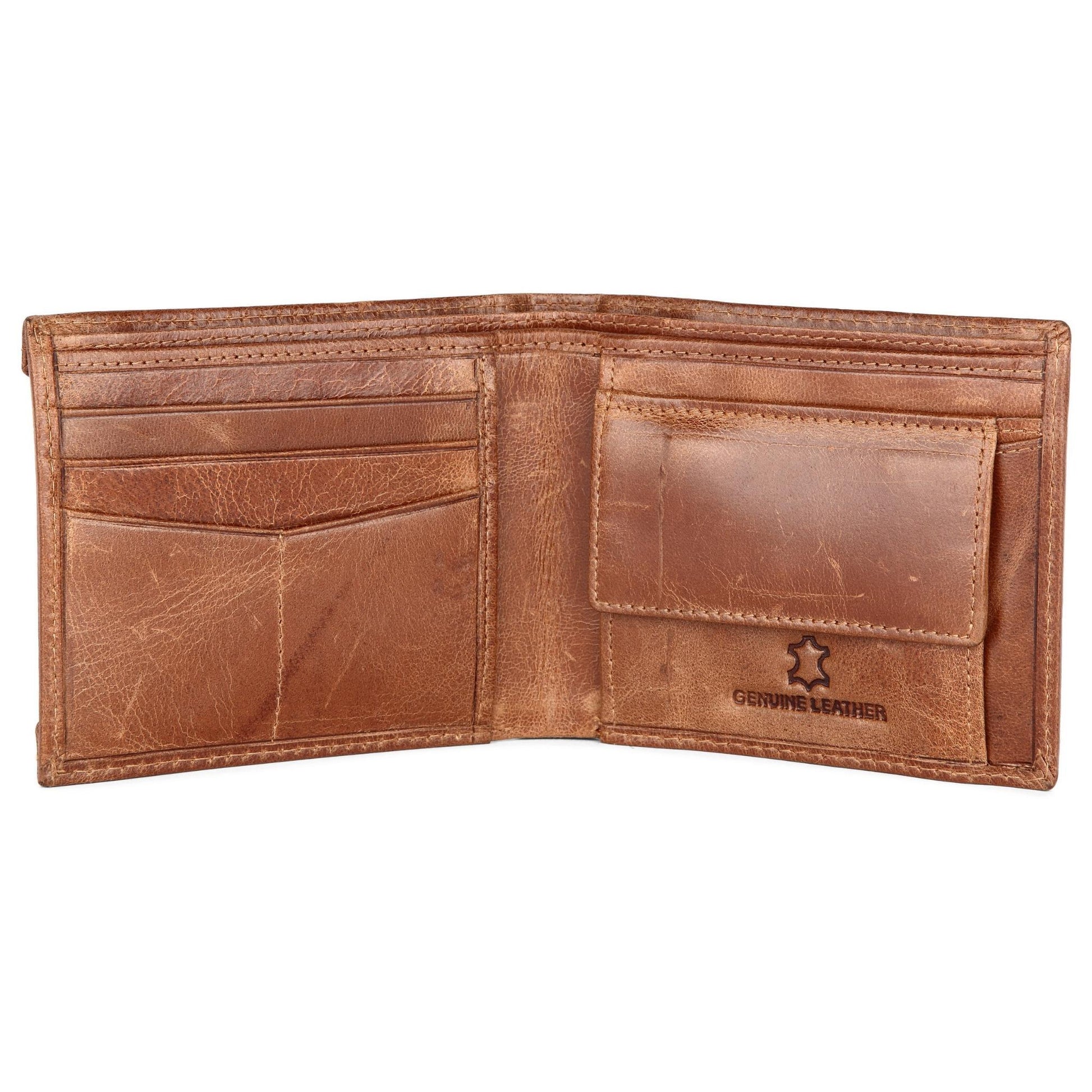 LUTHER RFID Protected Leather Wallet for Men - WILDHORN