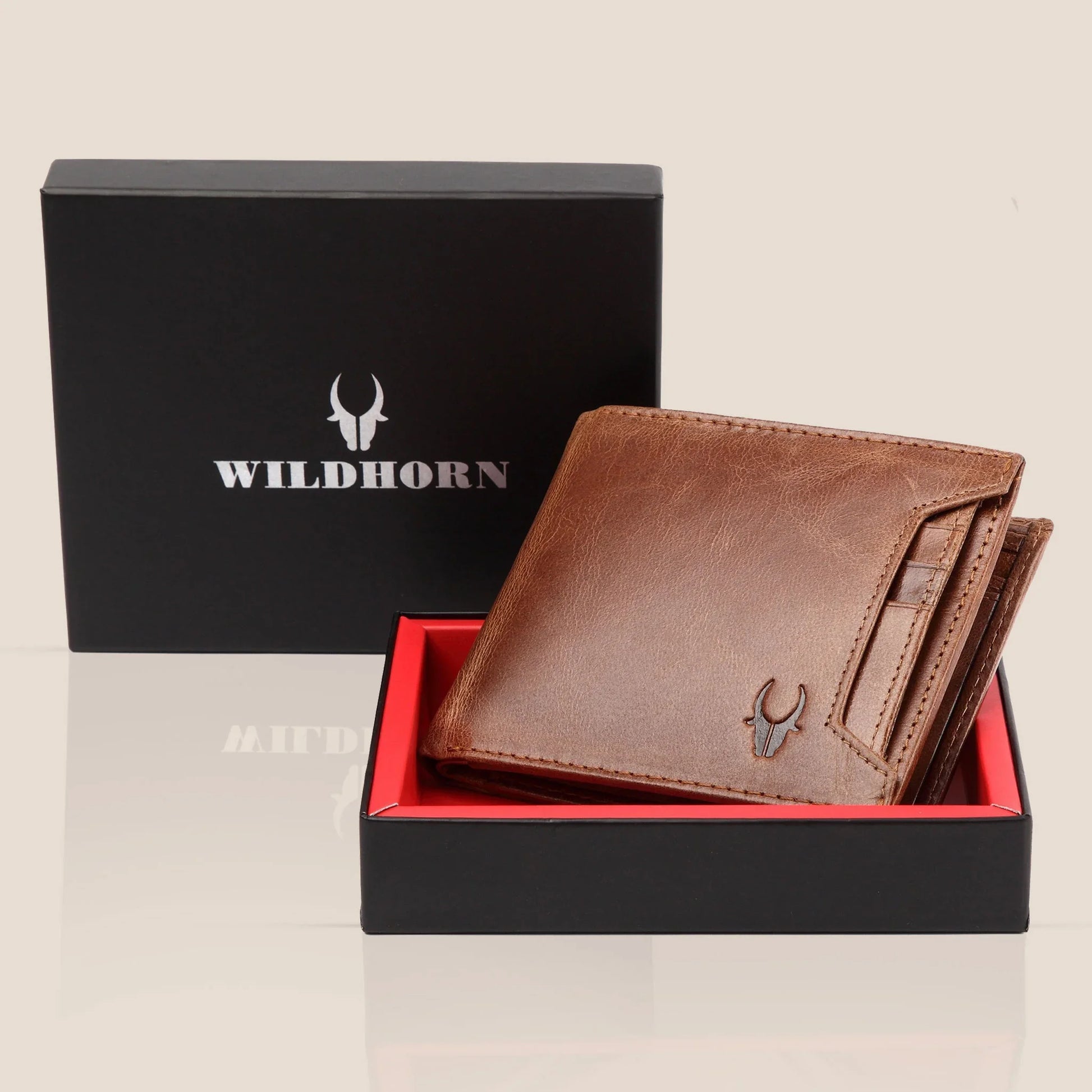 LUTHER RFID Protected Leather Wallet for Men - WILDHORN
