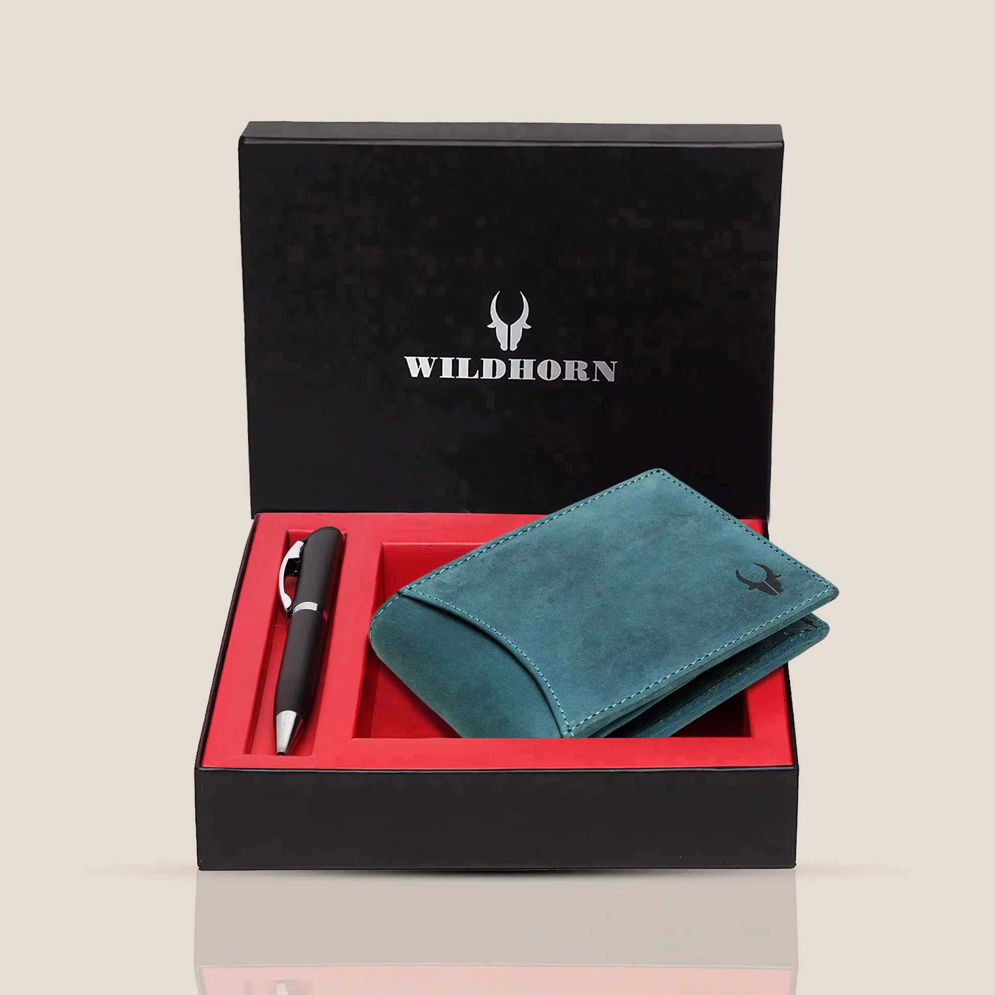 MACON Leather Wallet & Pen Gift Hamper for Men - WILDHORN