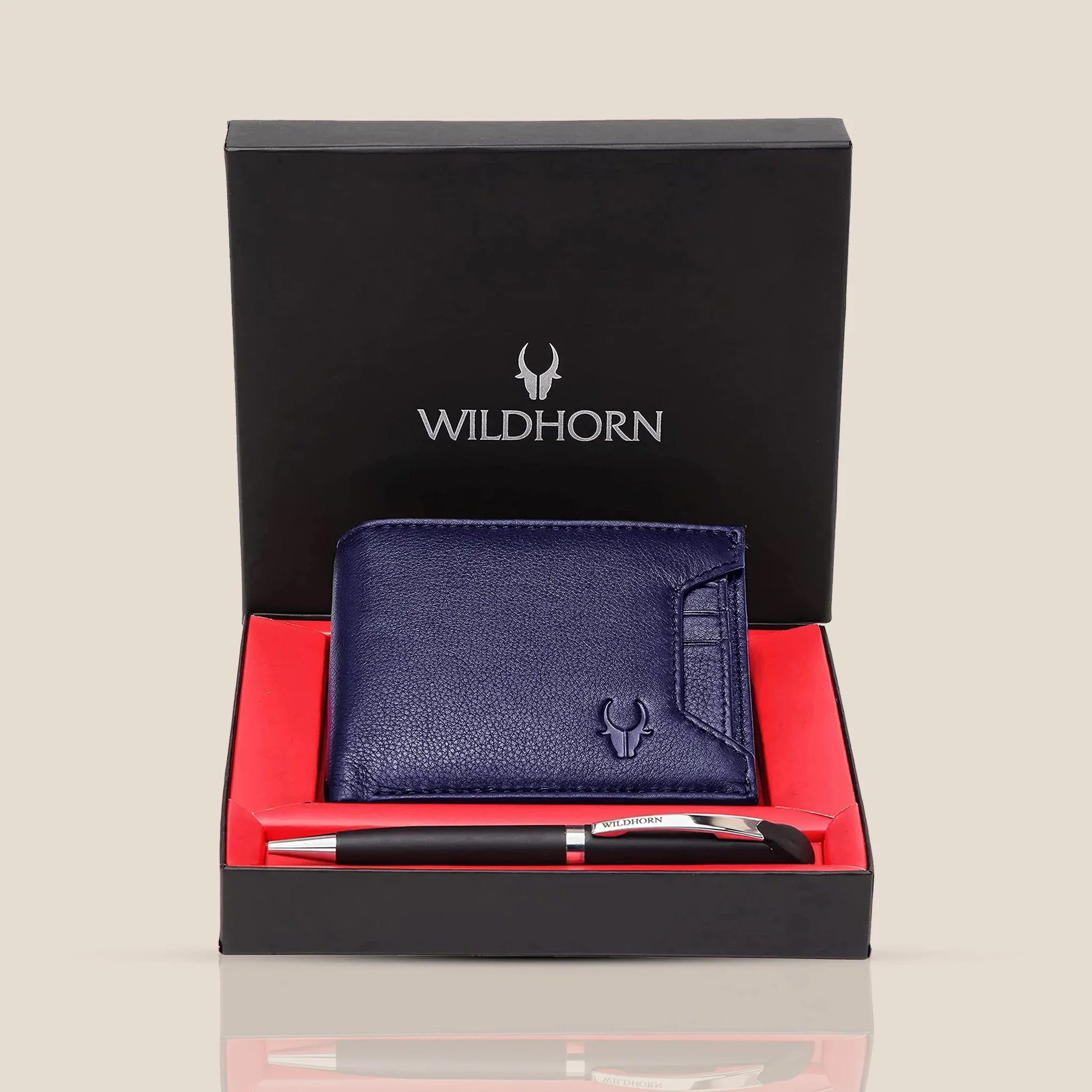 MACON Leather Wallet & Pen Gift Hamper for Men - WILDHORN
