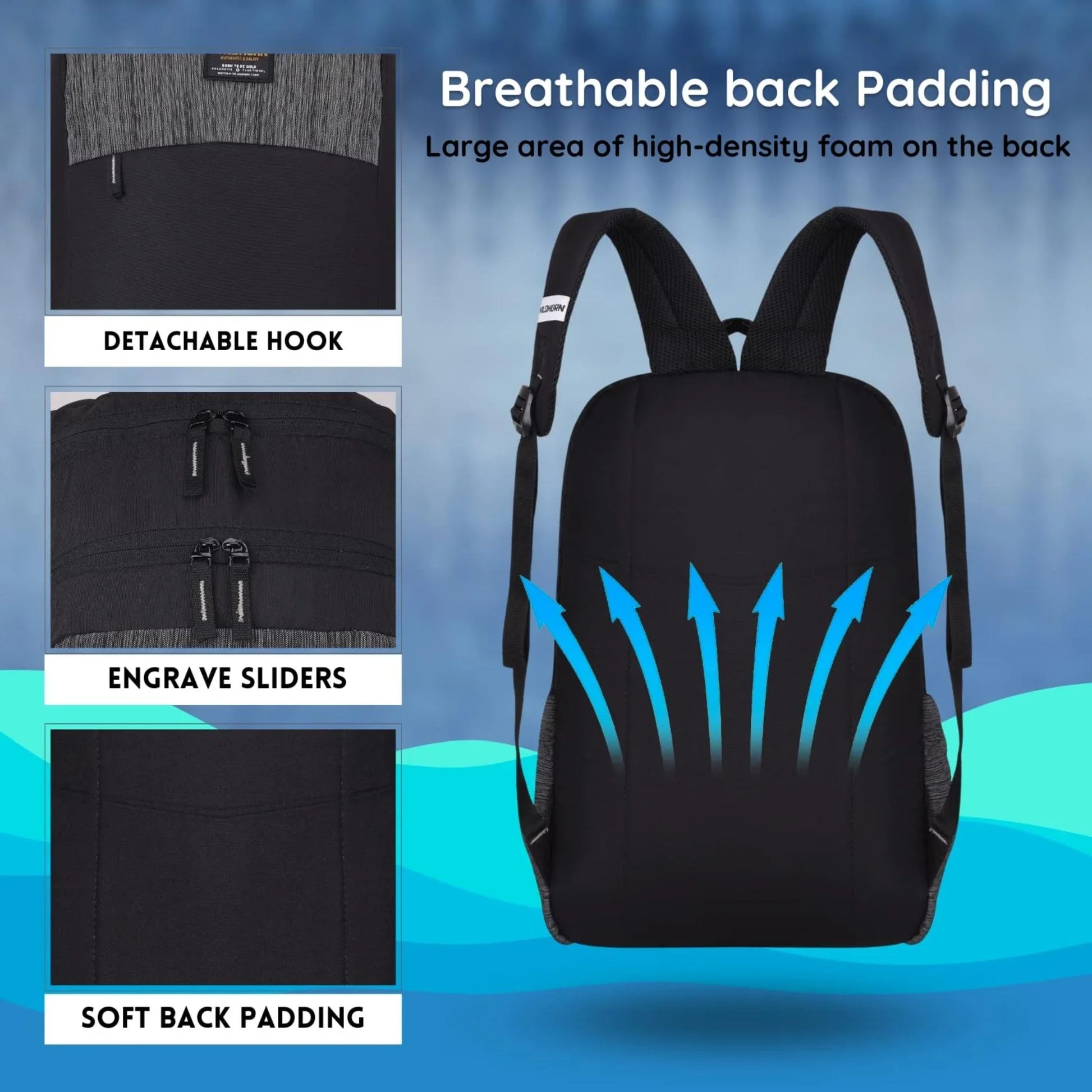 MALAGA Laptop Backpack for Men & Women - WILDHORN