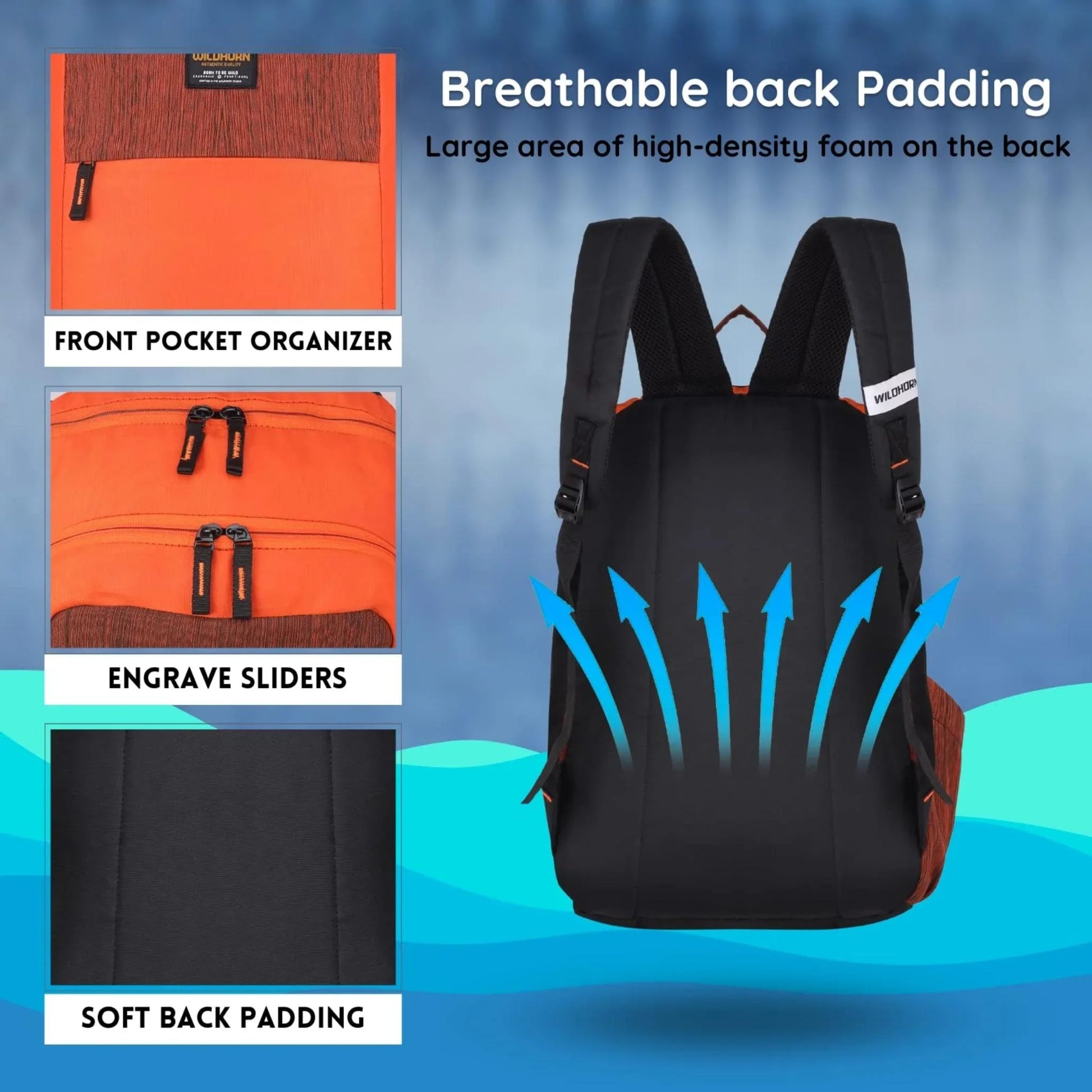 MALAGA Laptop Backpack for Men & Women - WILDHORN
