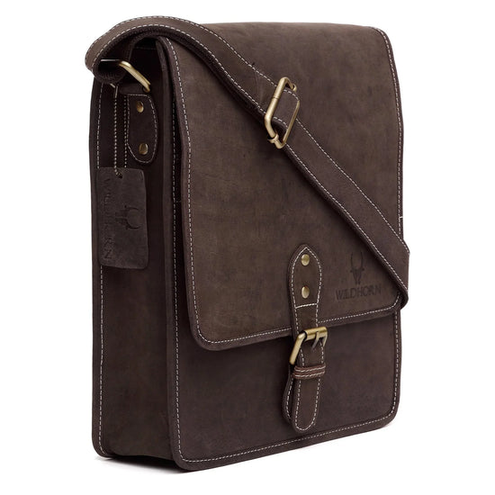 MALTON Leather Sling Bag for Men - WILDHORN