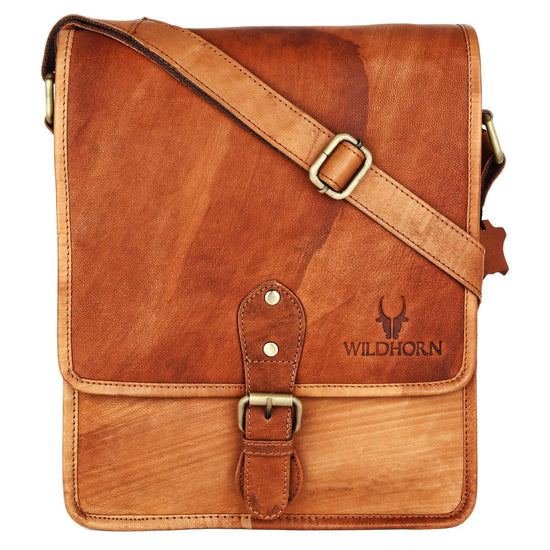 MALTON Leather Sling Bag for Men - WILDHORN
