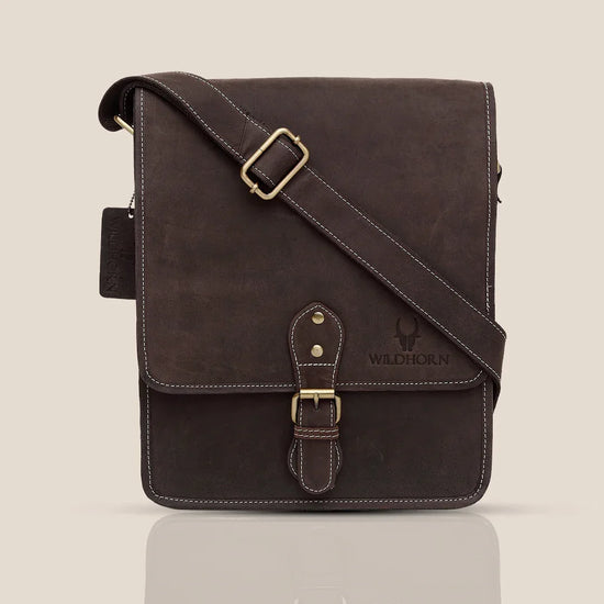 MALTON Leather Sling Bag for Men - WILDHORN