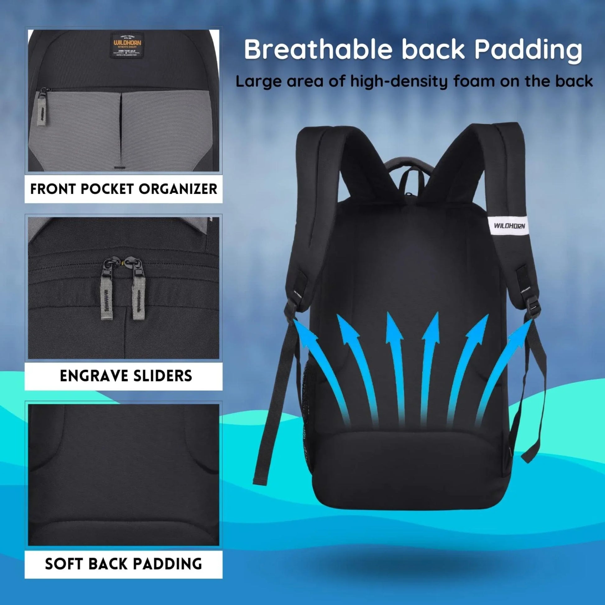 MANNHEIM Laptop Backpack for Men & Women - WILDHORN