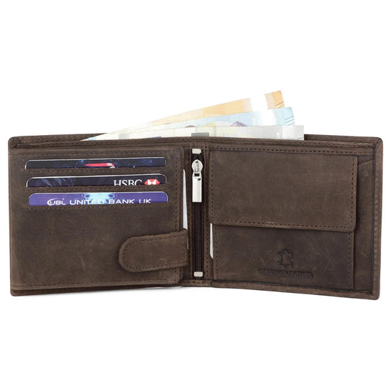 MARCUS RFID Protected Leather Wallet for Men - WILDHORN