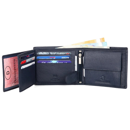 MARCUS RFID Protected Leather Wallet for Men - WILDHORN
