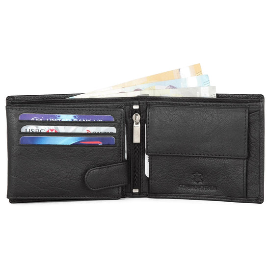 MARCUS RFID Protected Leather Wallet for Men - WILDHORN