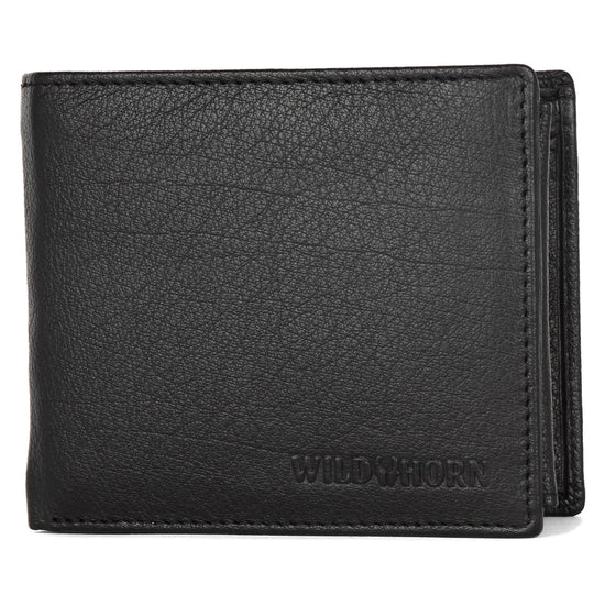 MARCUS RFID Protected Leather Wallet for Men - WILDHORN