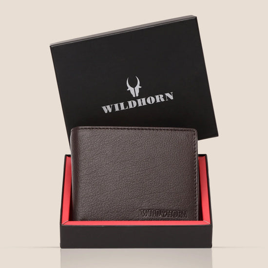 MARCUS RFID Protected Leather Wallet for Men - WILDHORN