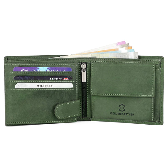 MARCUS RFID Protected Leather Wallet for Men - WILDHORN