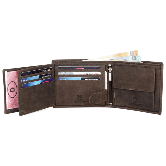 MARCUS RFID Protected Leather Wallet for Men - WILDHORN