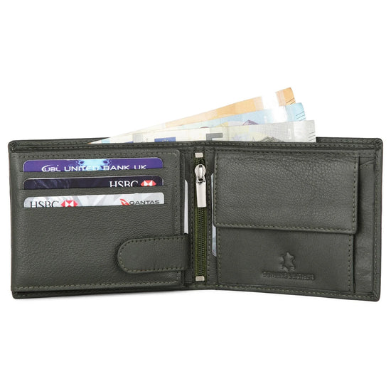 MARCUS RFID Protected Leather Wallet for Men - WILDHORN
