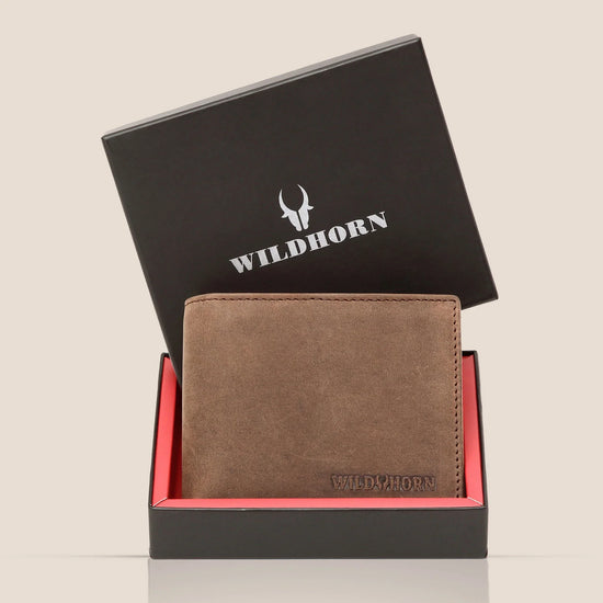 MARCUS RFID Protected Leather Wallet for Men - WILDHORN