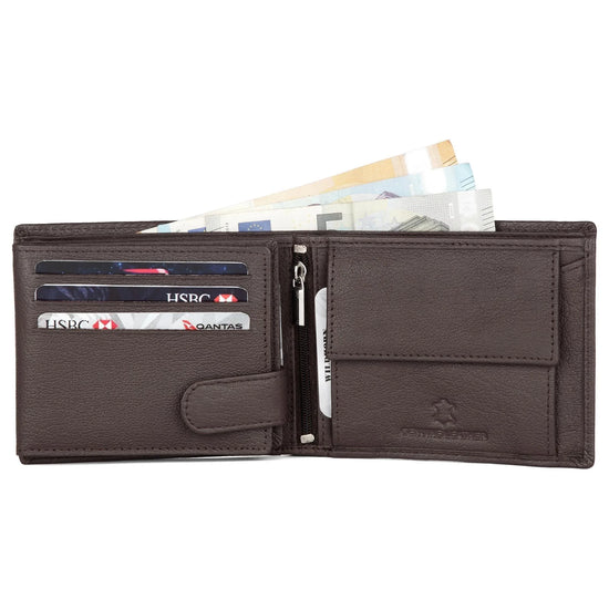 MARCUS RFID Protected Leather Wallet for Men - WILDHORN