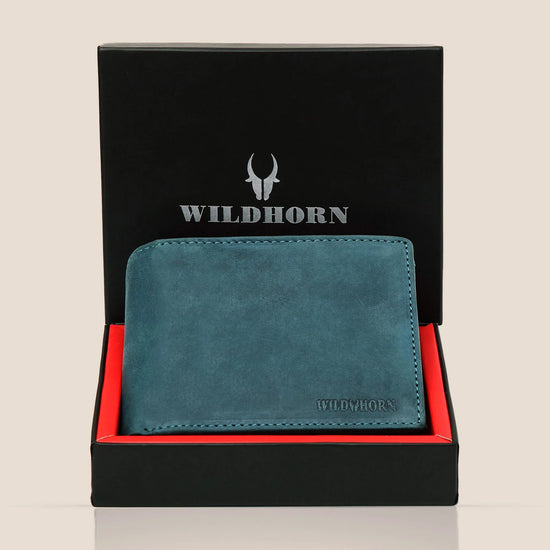 MARCUS RFID Protected Leather Wallet for Men - WILDHORN