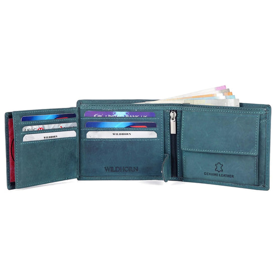 MARCUS RFID Protected Leather Wallet for Men - WILDHORN