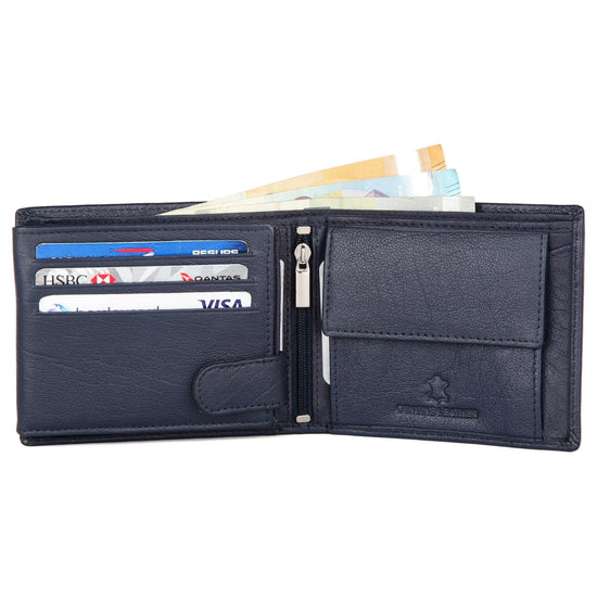 MARCUS RFID Protected Leather Wallet for Men - WILDHORN