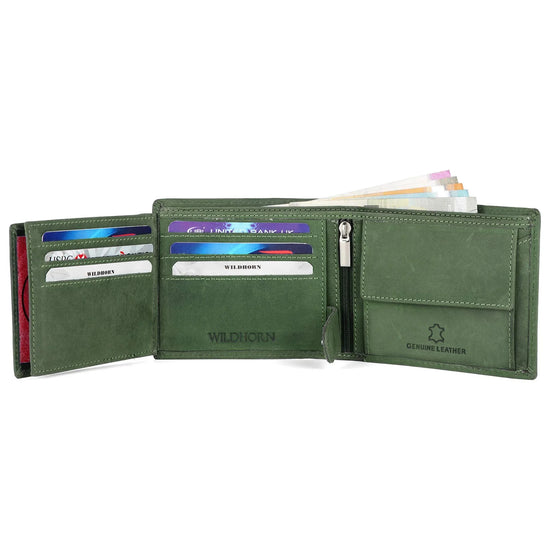 MARCUS RFID Protected Leather Wallet for Men - WILDHORN