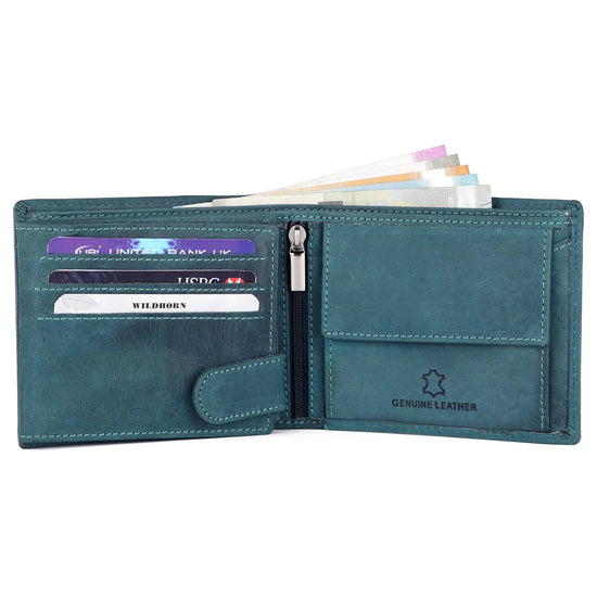 MARCUS RFID Protected Leather Wallet for Men - WILDHORN