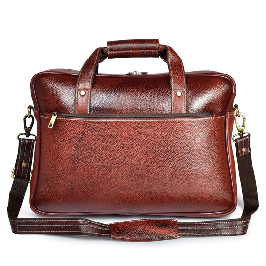 MARYLAND Leather Laptop Messenger Bag for Men - WILDHORN